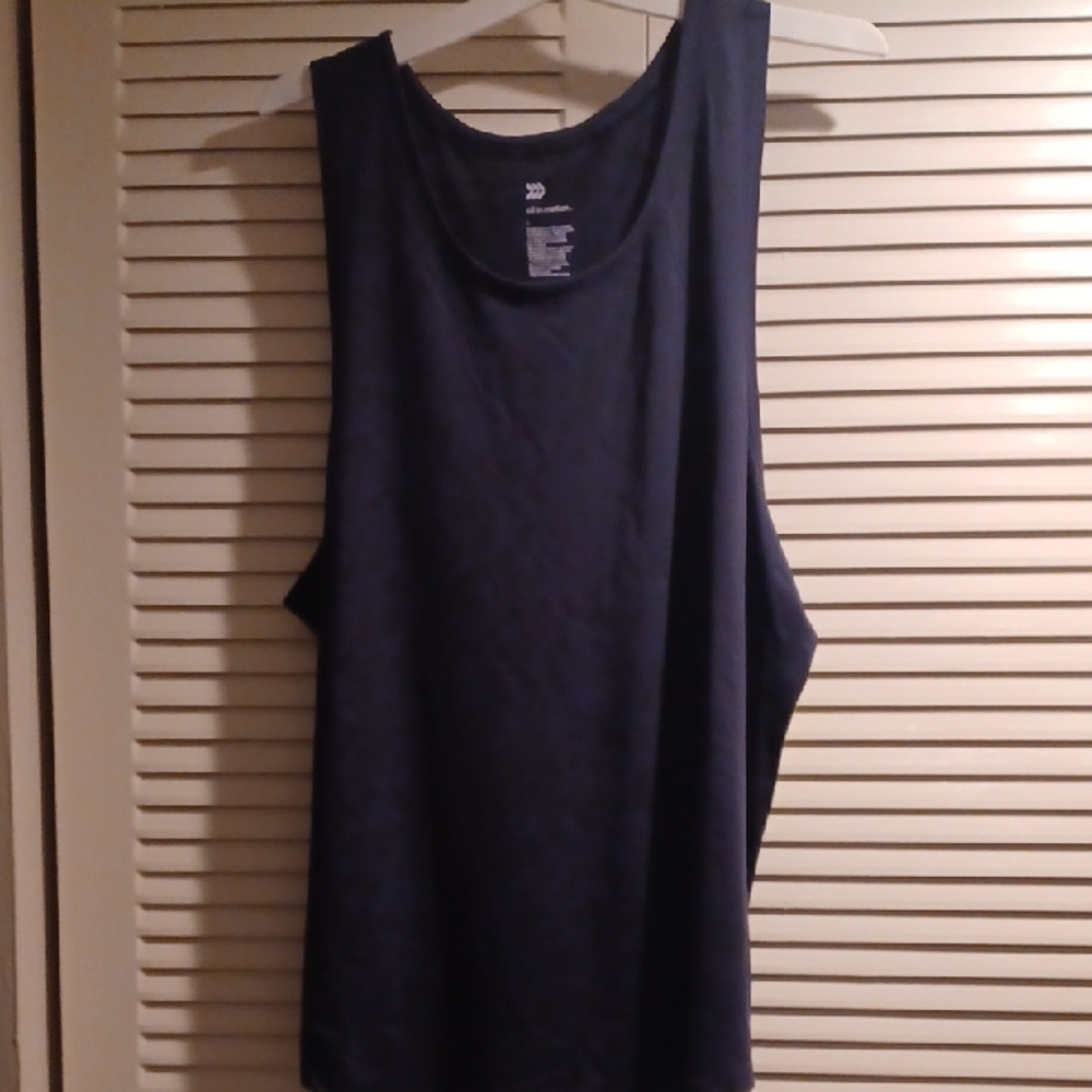All in Motion Men's Navy Tank Top